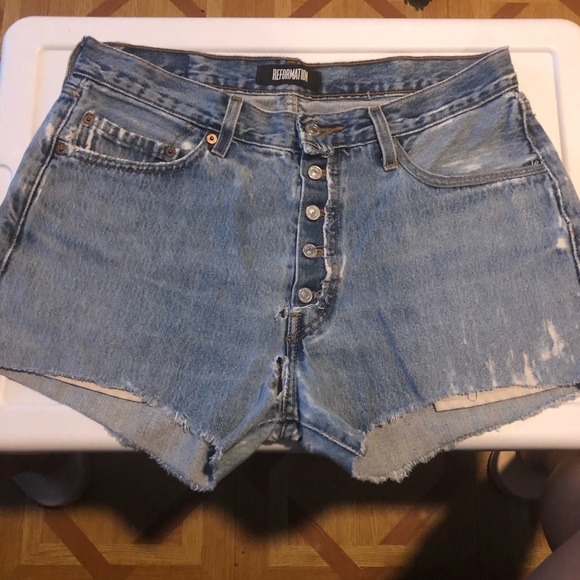 Reformation Pants - Reformation levis cutoffs